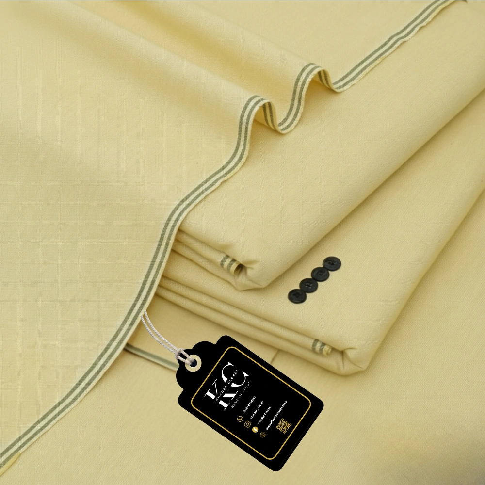 Creamy Yellow Khadar