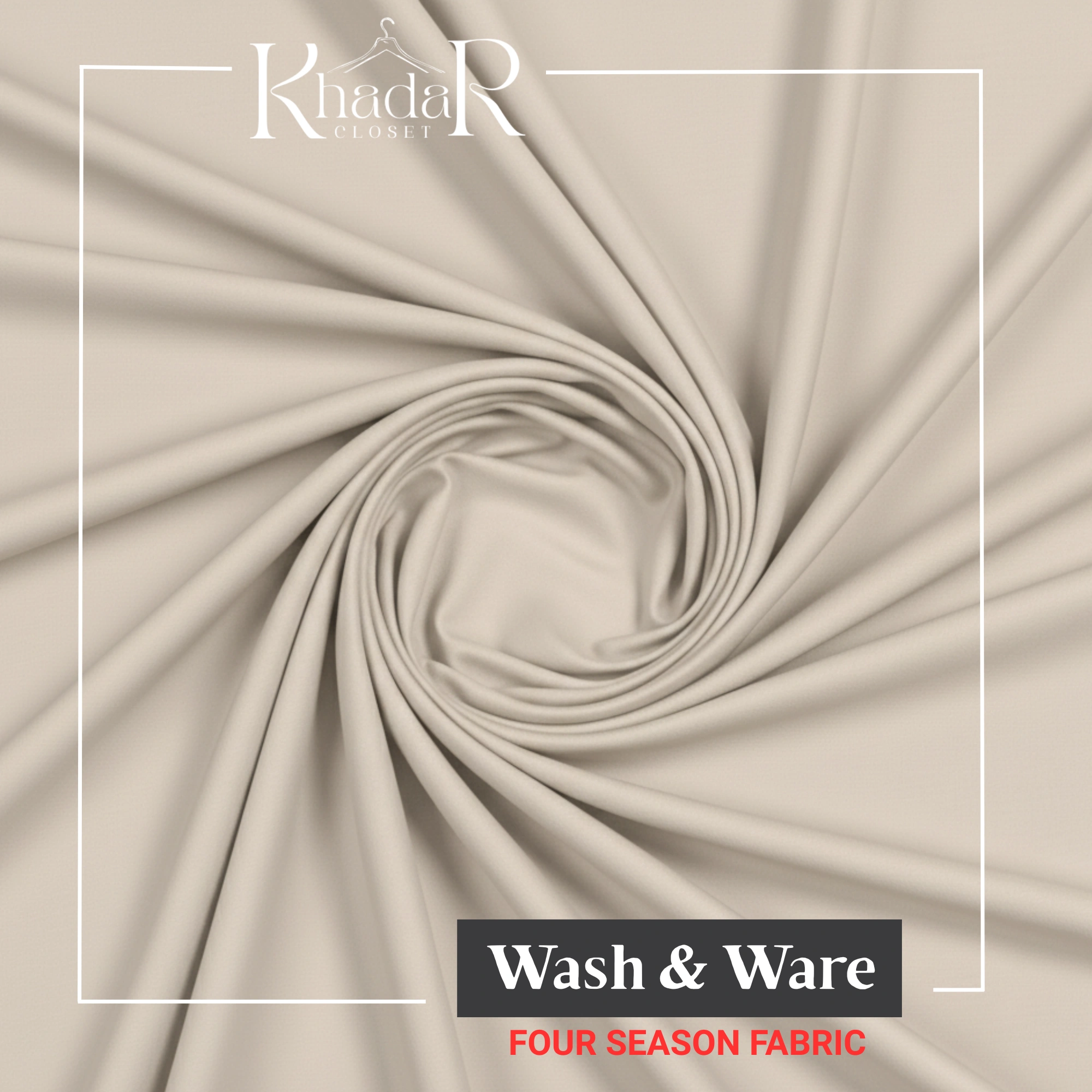 Very Light Beige Wash & Ware